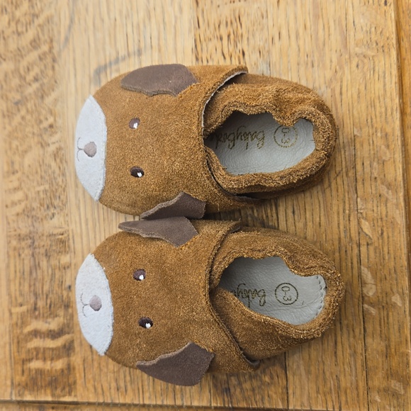 Baby Boden Leather Puppy Shoes - Picture 2 of 7